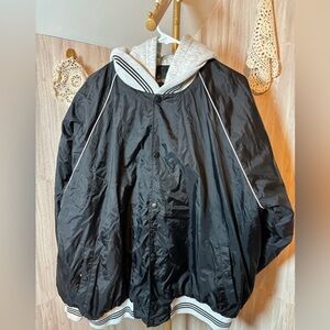 RedHead Vintage Bomber Black and Gray Hooded Jacket